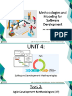 UNIT 4 - Topic 2 - Agile Development Methodologies (2 - XP)