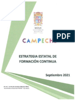 CAMPECHE Estrategia Estatal FormacionContinua 2021