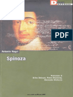 NEGRI, Antonio, Spinoza L'anomalia selvaggia - Spinoza sovversivo - Democrazia ed eternità in Spinoza