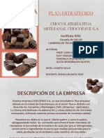 Planificacion de Empresa de Chocolate