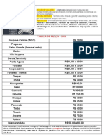 Tabela de Preços Da RR Express 2021