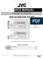 JVC KWXC 400 Service Manual