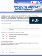 Your HR Compliance Checklist: - Key Questions To Ask