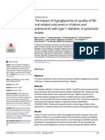 The Impact of Hypoglycemia On Quality of Life and Related Outcomes in Children and Adolescents With Type 1 Diabetes: A Systematic Review