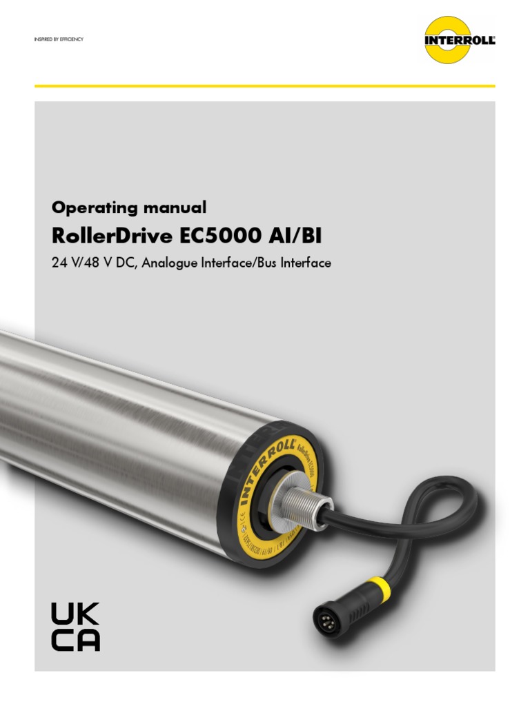 Rollerdrive Ec5000 Ai/Bi Operating Manual PDF Power Supply