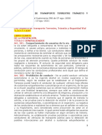 Ley Orgánica de Transporte Terrestre Tránsito y Seguridad Vial Libro Cuarto