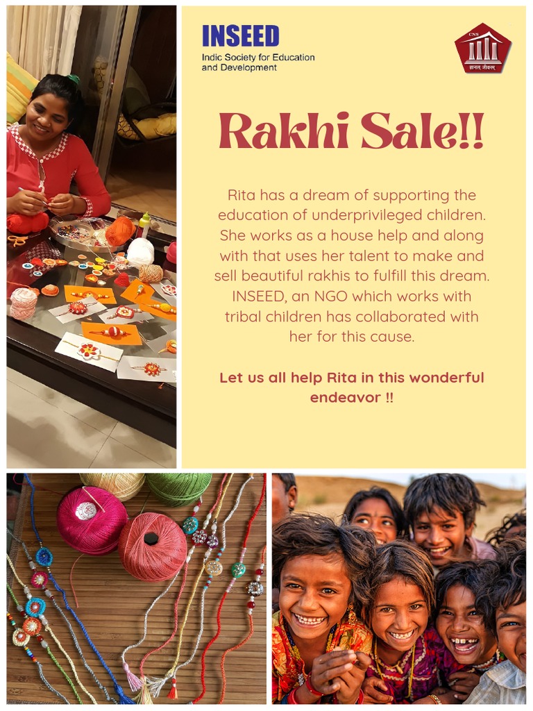 Rakhi Sale!!: Let Us All Help Rita in This Wonderful Endeavor !! | PDF ...
