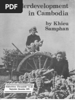 Download Underdevelopment in Cambodia by Khieu Samphan by rpmackey3334 SN58800629 doc pdf