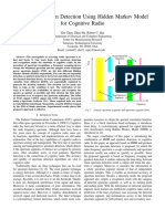 Quickest Spectrum Detection Using Hidden Markov Model For Cognitive Radio