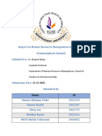 Report On Human Resource Management Activities in Grameenphone Limited Submitted To