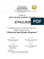 English: Detailed Lesson Plan
