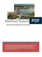 Method Statement Precast