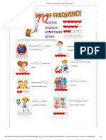 Adverbs of Frequency Online PDF Worksheet