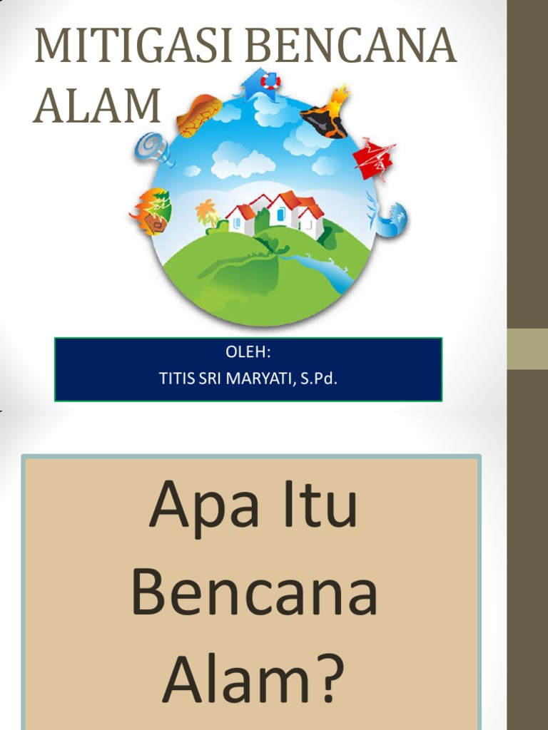 Gambar Poster Mitigasi Bencana Alam | PDF | Sains & Matematika