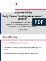 Overview of The Early Grade Reading Assessment (EGRA)