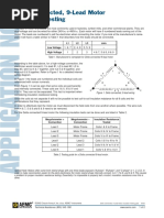 Delta Connected, 9-Lead Motor Insulation Testing: L1 L2 L3 Join Low Voltage High Voltage