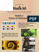 The Various Uses of Mathematics: Math 10