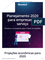 Planejamento 2020 para Empresas de Serviço