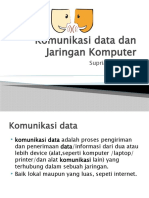Komunikasi Data Dan Jaringan Komputer: Suprianto, S.Kom