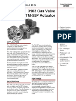 Woodward - 3103 Gas Valve With TM-55P Actuator