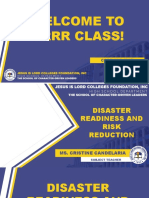 DRRR Class Welcome and Syllabus