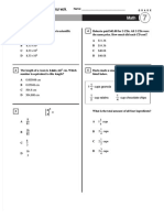 Diagnostic Test Diagnostic Test: Circle The Correct Answer. Show Your Work. Circle The Correct Answer. Show Your Work