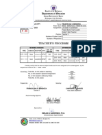 Teacher'S Program: Department of Education