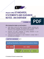 Chapter 1 Auditing Standards, Statements and Guidance Notes - An Overview