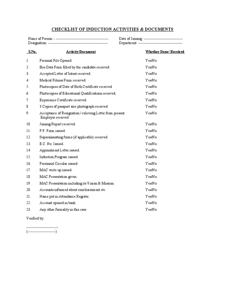 Joining Report&Checklist PDF