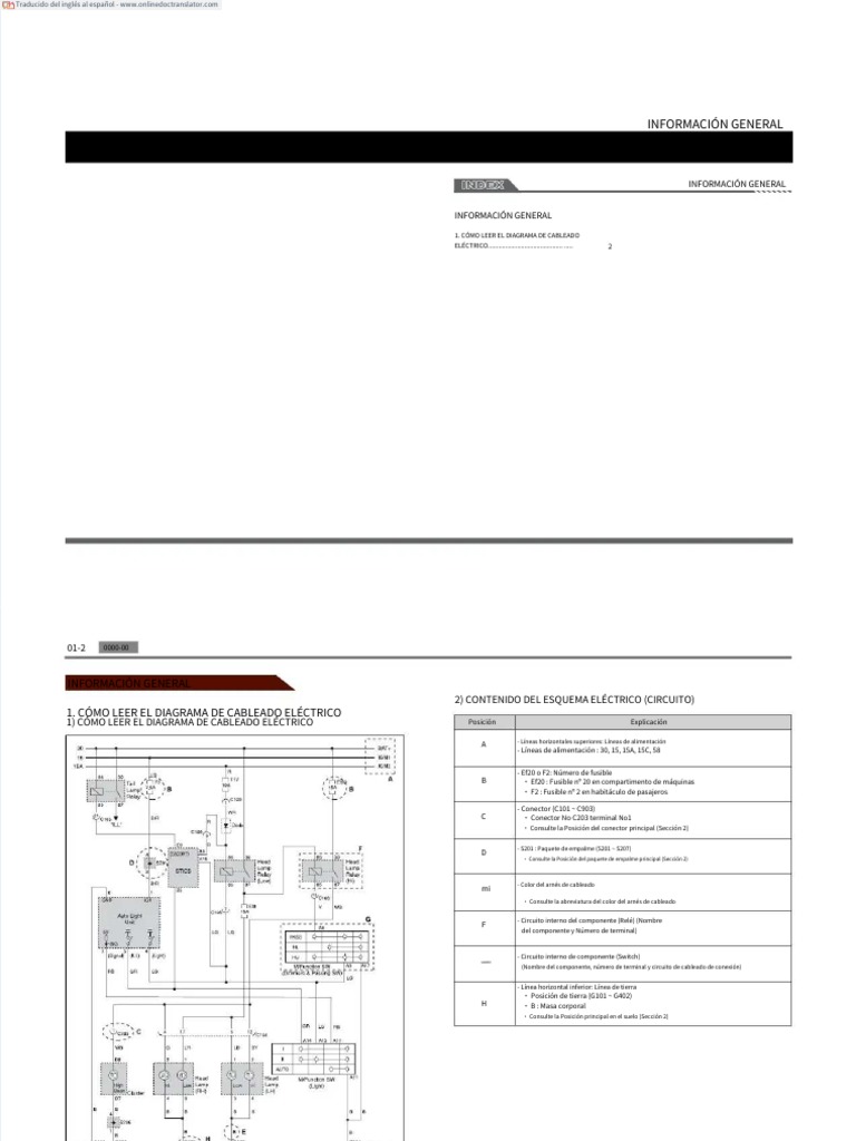 Guía Para Diagramas De Cableado Eléctrico Pdf Relé Acelerador 