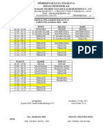 Jadwal Pelajaran Kelas 6A 2022-2023