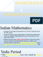 Indian Mathematics 1