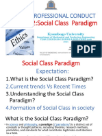 Lect 6 - Social Class Paradigm
