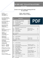 2020 SH Programme Sheet 30 June