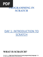 Programming in Scratch