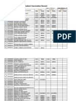 Student Vaccination Record: 12 AS - San Juan Jhon Enrico C. Peng