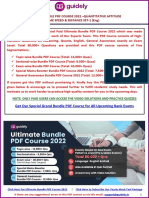 Topic Wise Bundle PDF Course 2022 - Quantitative Aptitude Time Speed & Distance Set-1 (Eng)