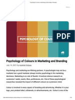 Psychology of Colours in Marketing and Branding - Feedough