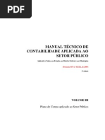 MANUAL TÉCNICO DE CONTABILIDADE APLICADA AO SETOR PÚBLICO