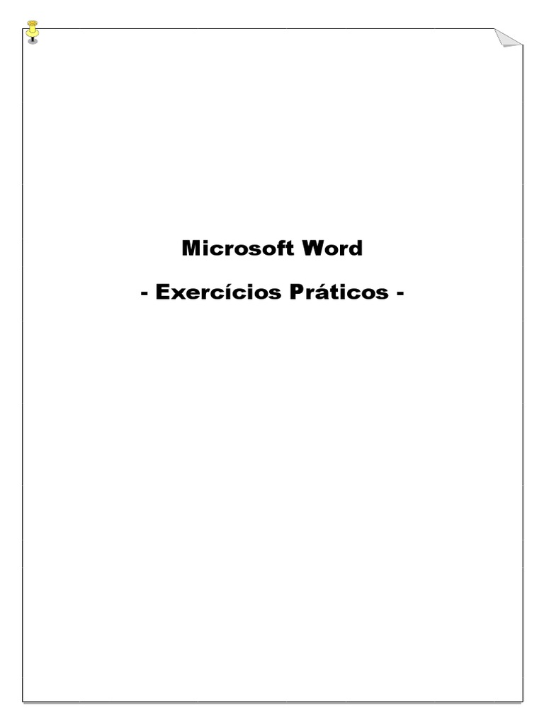 Microsoft word exerc cios pr ticos pdf microsoft windows microsoft