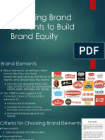 Session 7 - Choosing Brand Elements To Build Brand Equity