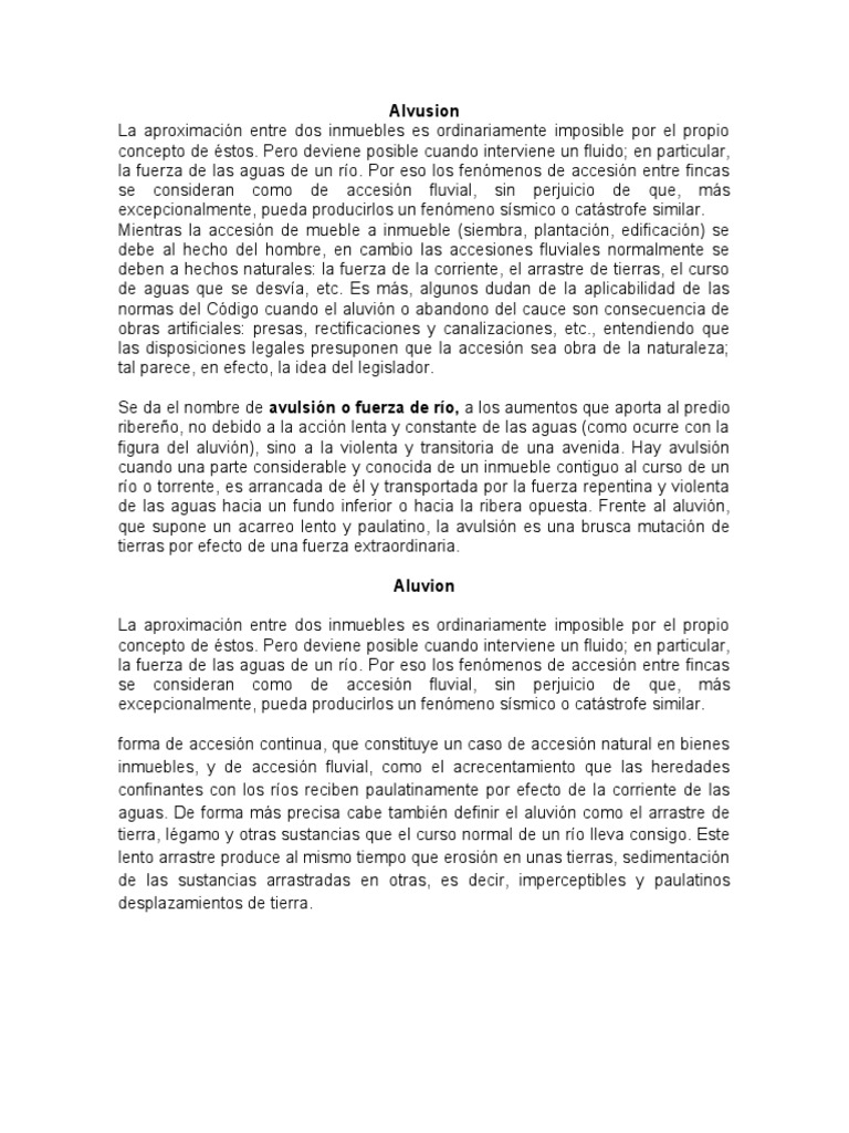 Accesión Fluvial: Aluvión y Avulsión | PDF | Río | Naturaleza
