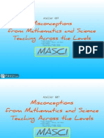 607 - Misconceptions From Mathematics and Science Teaching Across The Levels