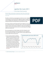Economic Snapshot For June 2011