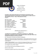 Ordinance For Realignment