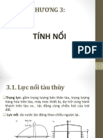 Chương 3.1 TÍNH NỔI LÝ THUYẾT TÀU