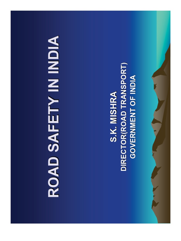 Road Safety Measures in India | PDF | Traffic Collision | Road Traffic ...