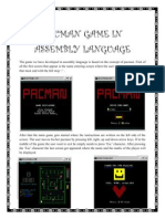 Pacman Game in Assembly Language