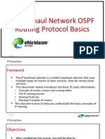 03 IP Backhaul Network OSPF Routing Protocol Basics