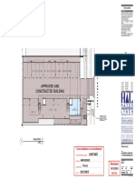 Approved and Constructed Building: Ground Plan